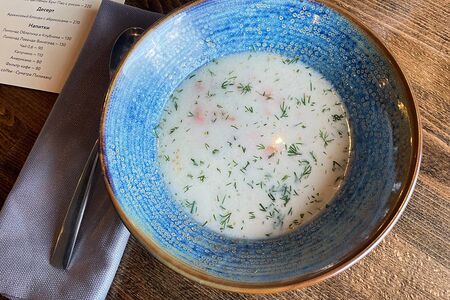 Финская уха из форели и судака