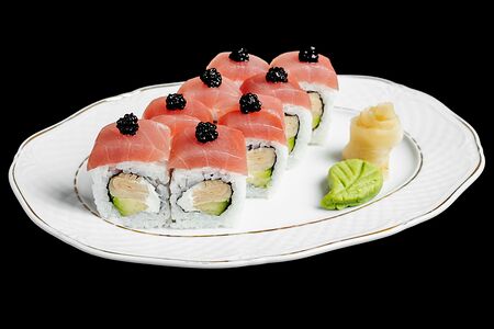 Ролл с японским омлетом и тунцом