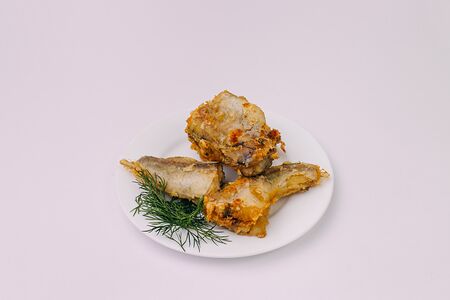 Минтай жареный