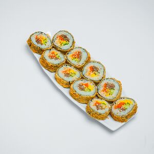 Кимпаб жареный с говядиной