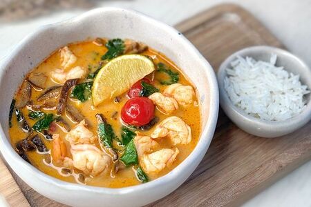 Том Ям с креветками