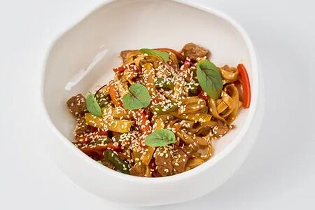 Удон с говядиной