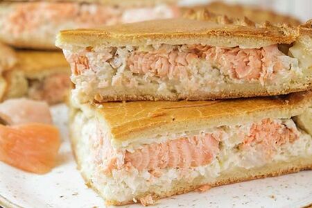 Сибирский рыбный пирог