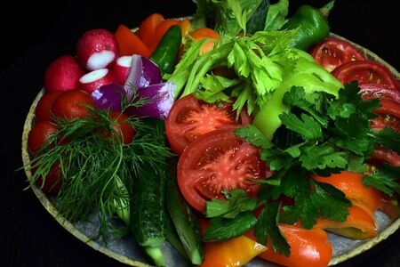 Овощная тарелка