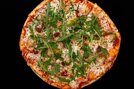 С моцареллой и руколой