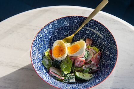 Овощной в сметанном соусе