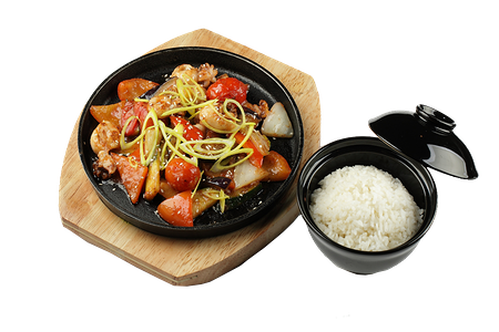 Каракатица в остро-сладком соусе