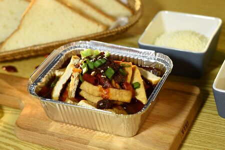 Острый жареный тофу