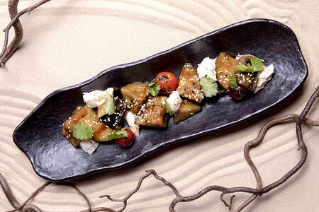 Баклажан в мисо-соусе