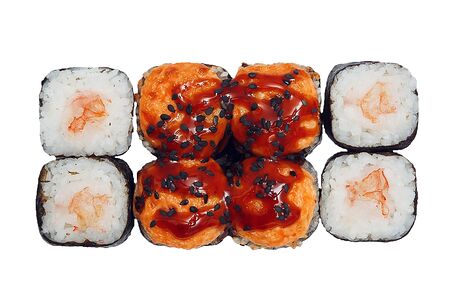 Запеченный с креветкой