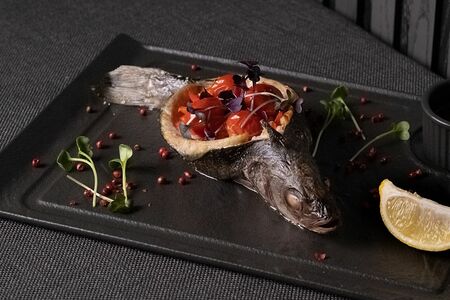 Сибас на гриле