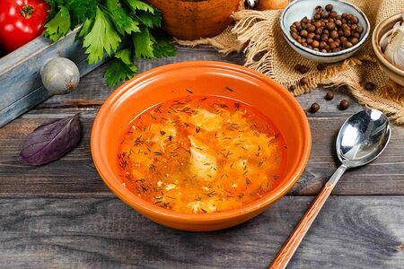 Уха из семги