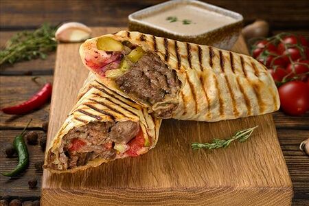 Донер-ролл классик с говядиной