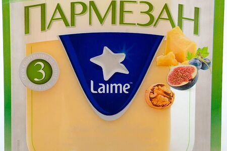 Бзмж Сыр твердый Пармезан 3 месяца выдержки 40% 200г Laime