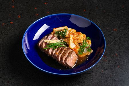 Говядина на гриле с Кимчи