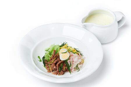 Окрошка на кефире