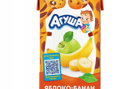 Агуша Сок Яблоко/Банан с мякотью