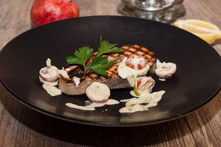 Стейк гриль из форели