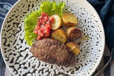 Кебаб из баранины с овощами