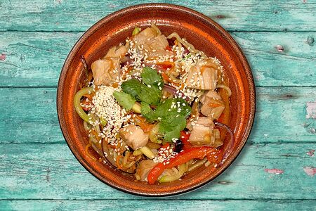 Удон со свининой