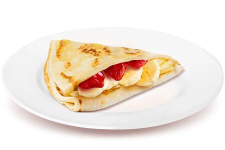 Блин клубника и банан