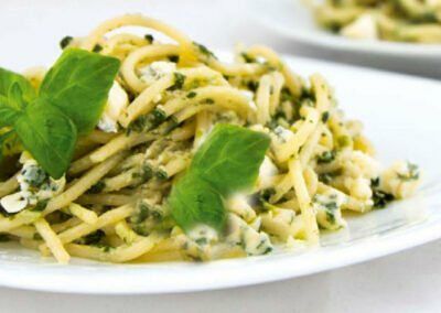 Паста со шпинатом