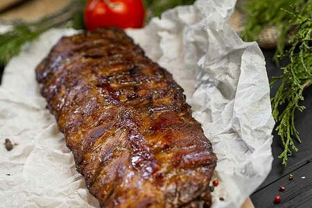 Рёбра свиные горячего копчения