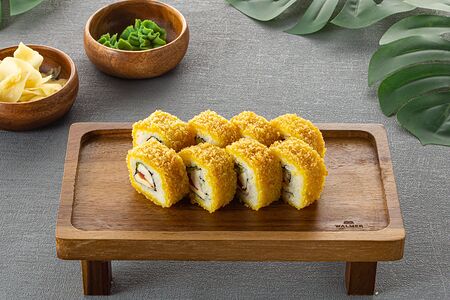 Жареный ролл Цезарь темпура