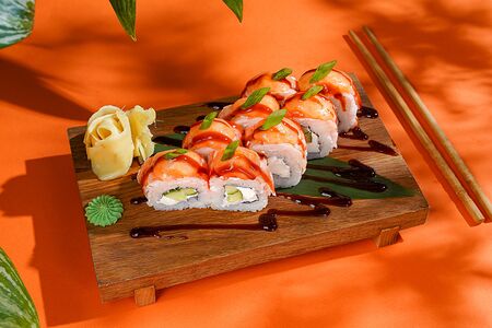 Дикая креветка запечённый