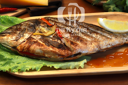 Дорадо на мангале