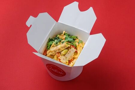 Пшеничная лапша с овощами