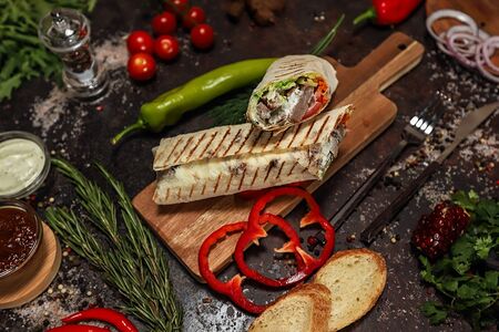 Шаурма со свининой