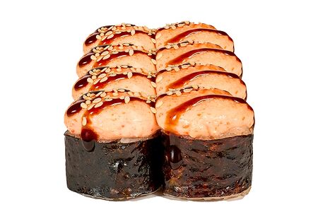 Ролл запечённый с форелью