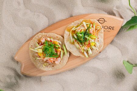 Тако с креветками