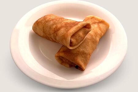 Блинчики, фаршированные мясом и рисом