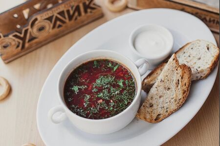 Борщ с говядиной