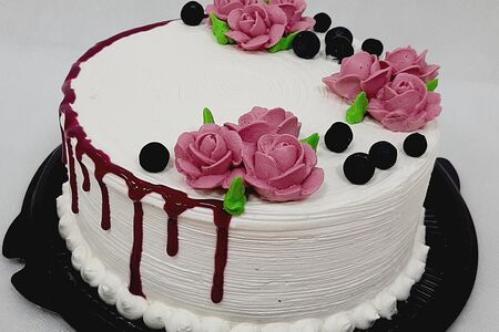 Торт Черничный творожно-йогуртовый