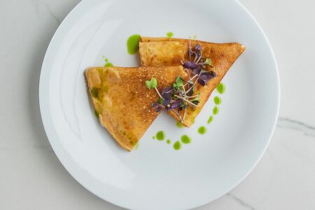 Блины с лососем