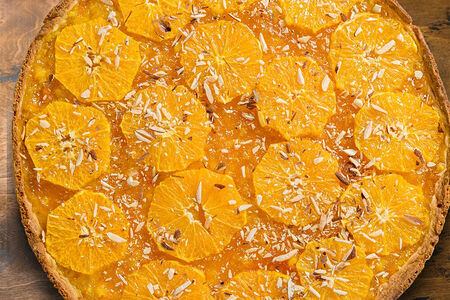 Пирог Апельсин Миндаль