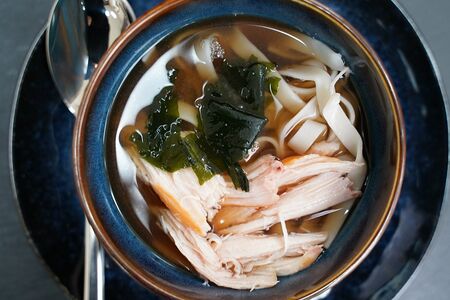 Мисо суп с курицей