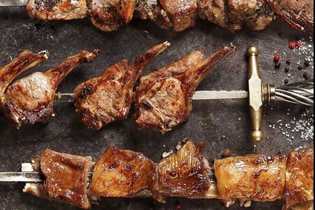 Шашлык из бараний мякоти