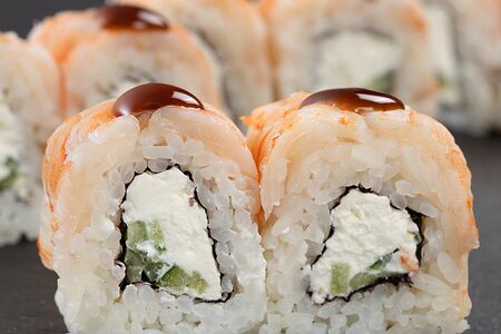 Филадельфия с креветками