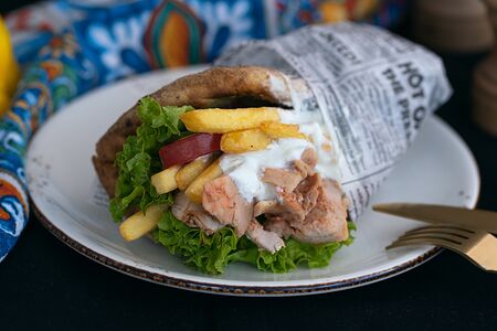 Сувлак с курицей