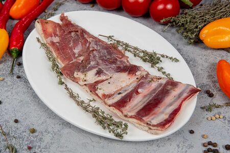 Бараньи ребра в маринаде