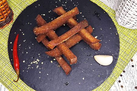 Гренки чесночные