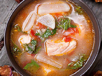 Уха из семги