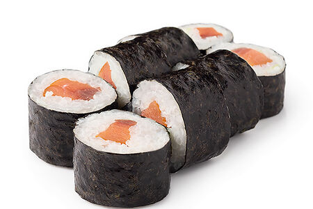 Мини с копченым лососем