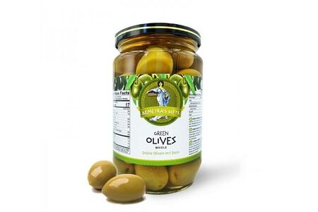 Оливки Дары Деметры греческие Супергигант с косточкой