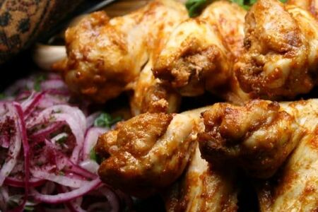 Шашлык из куриных крылышек