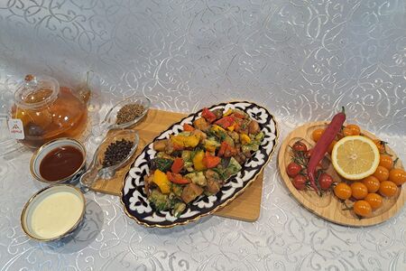 Курица с овощами